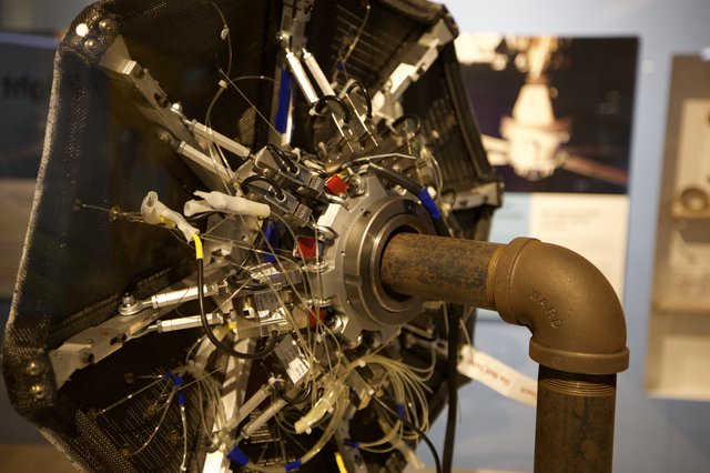 Complex Aerospace Engine Display at Science Museum