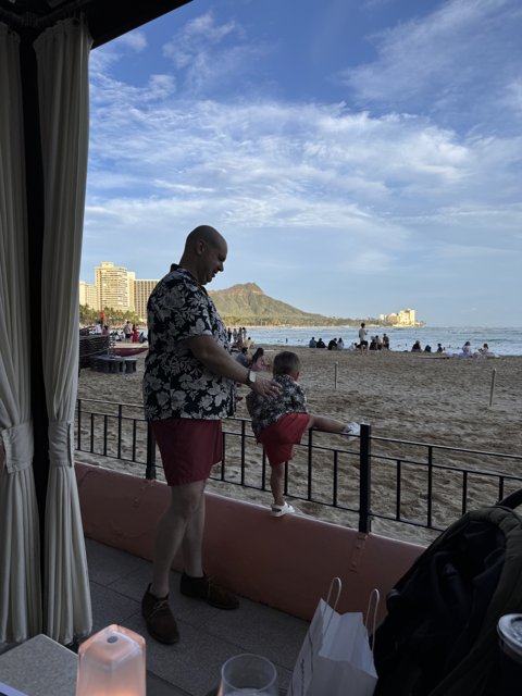 Sunset Moments at Waikiki Beach