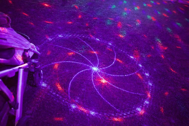 Enchanted Laser Patterns at Garden of D'Lights