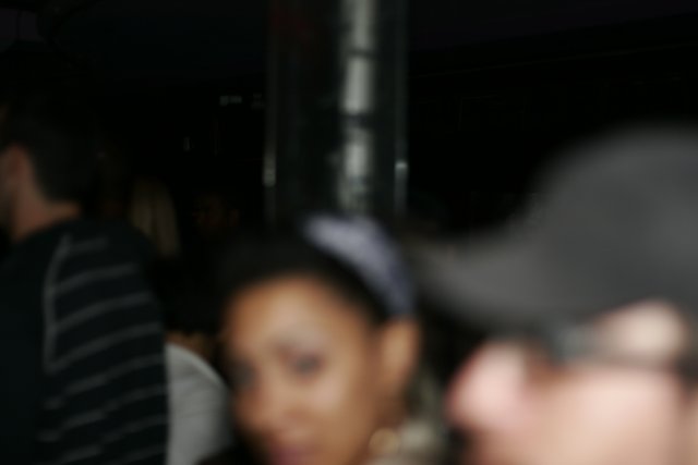 Blurred Nightlife at an Urban Club
