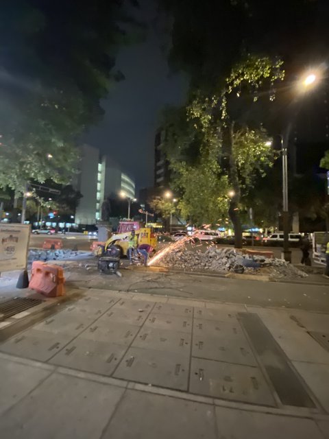 Construction Zone in the City
