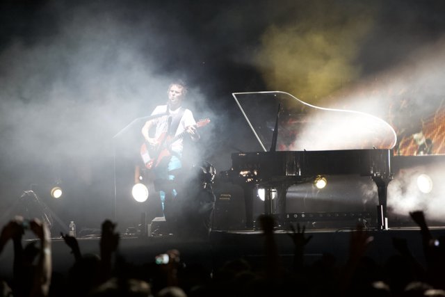 Matthew Bellamy rocks the stage at Coachella