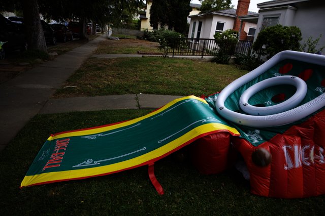 The Ultimate Lawn Slide Fiesta