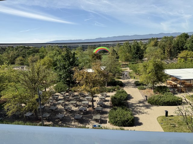 A Tranquil Moment at Apple Park