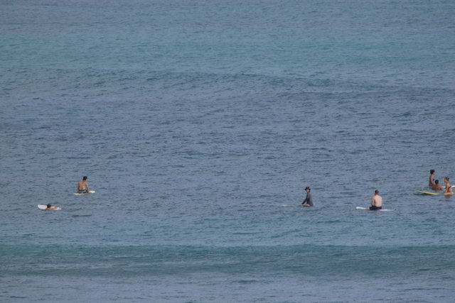 Serene Surf Session in Hawaiian Waters