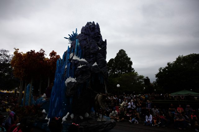 Magical Ice Sculpture Float at Disneyland Parade