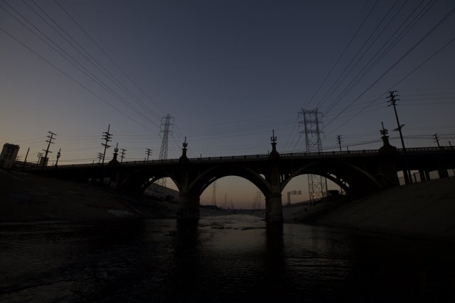 Sunset Glow on the LA River
