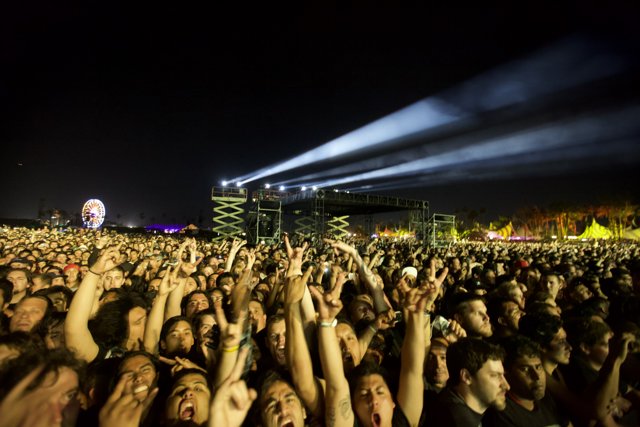 Big Four Festival: A sea of hands in the night sky