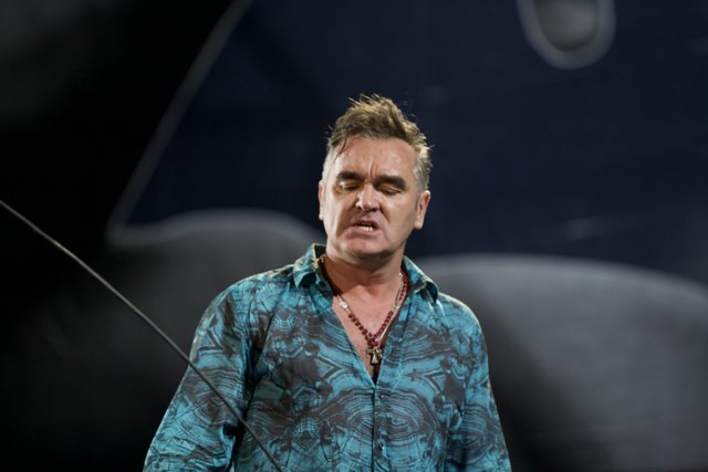 Morrissey's Blue Shirt Performance at Coachella 2009
