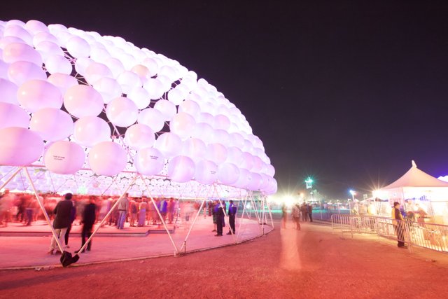 The White Dome at Coachella