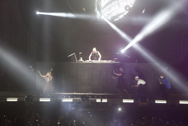 DJ Lights Up the Stage