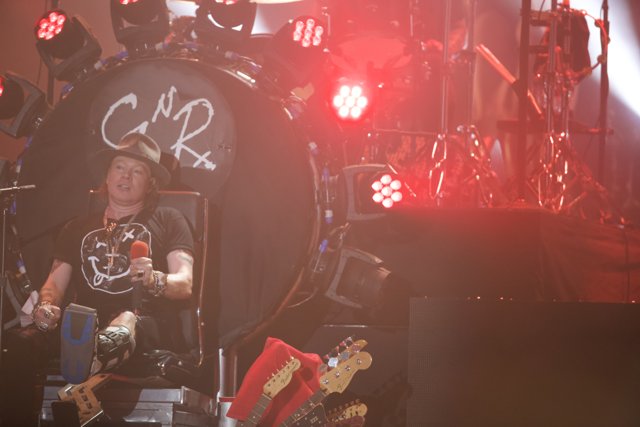 Axl Rose Rocking the Stage at Coachella 2016