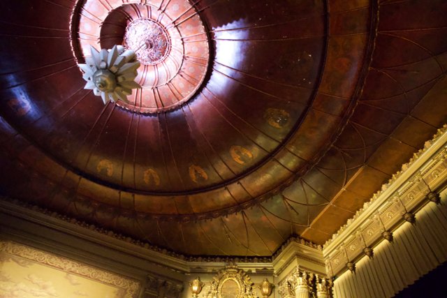 Resplendent Grandeur: A Glimpse into Castro Theater's Ceiling Artistry