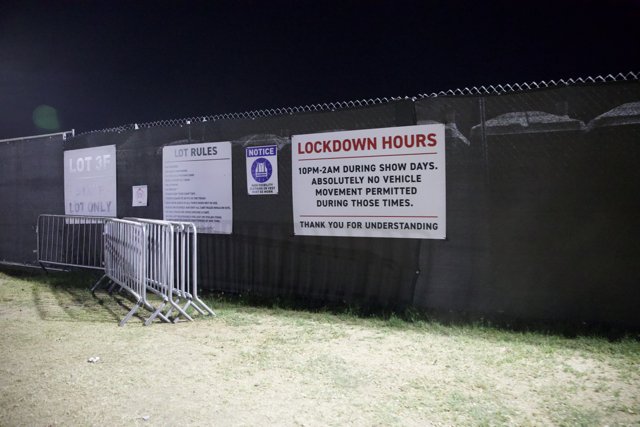 Nighttime Peace at Coachella 2024: The Quiet Rules of Lot 3F