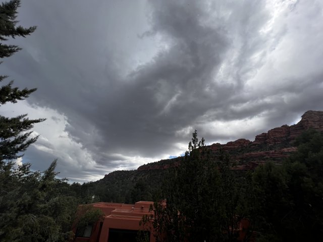 Stormy Sky Over Sedona's Coconino National Forest