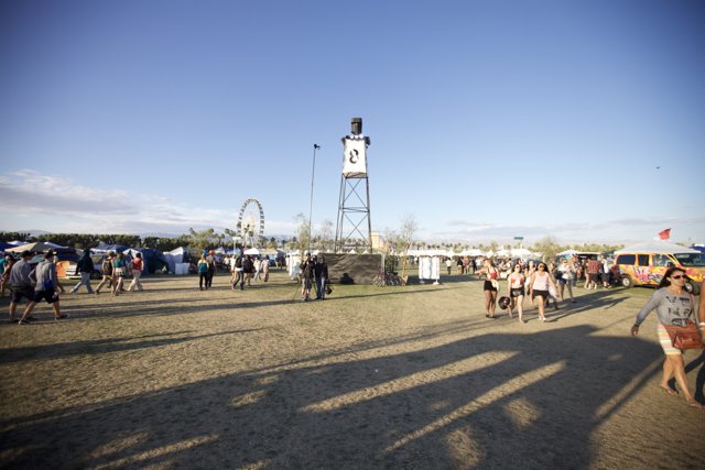 Festival Fun with a Towering View