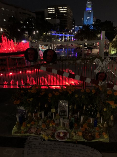 Memorial for Los Angeles Shooting Victims