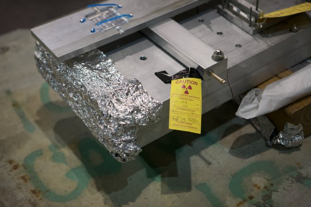 A Tagged Piece of Aluminum Foil