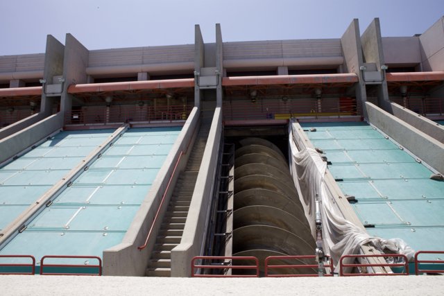 Covered Stadium Entrance