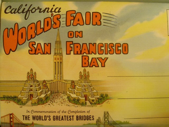 Artistic Architectural Signage at California World's Fair