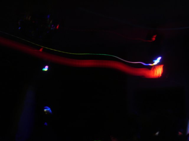 Blurry Night Club Lights