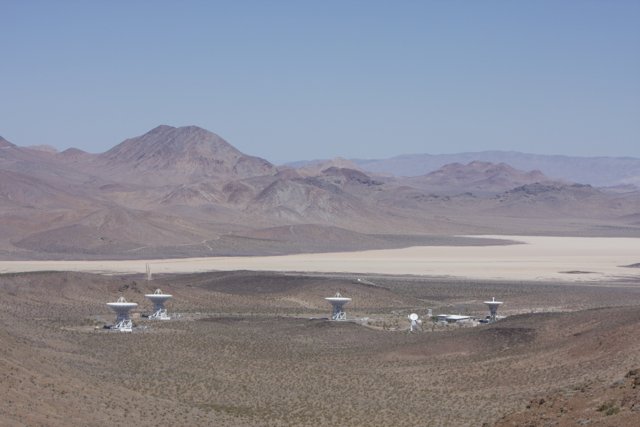 The Alice Observatory in the Vast Desert Landscape
