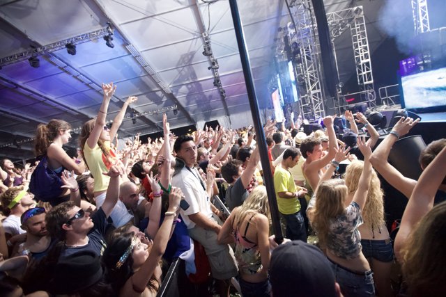 Hands Up at Coachella Saturday