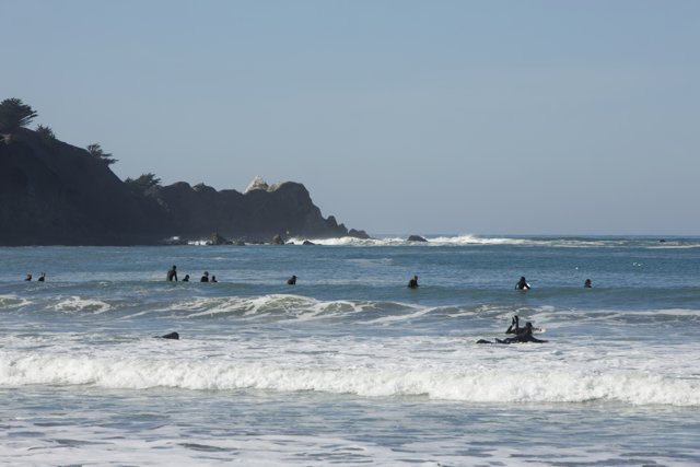Blue Skies Over Pacifica: A Surfer's Paradise