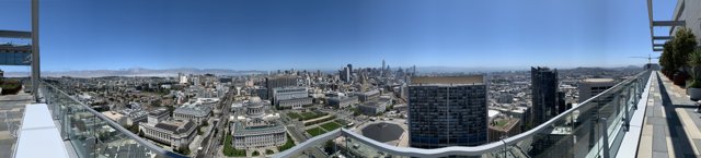 Panoramic view of San Francisco cityscape