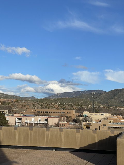 Overlooking Santa Fe's Cityscape