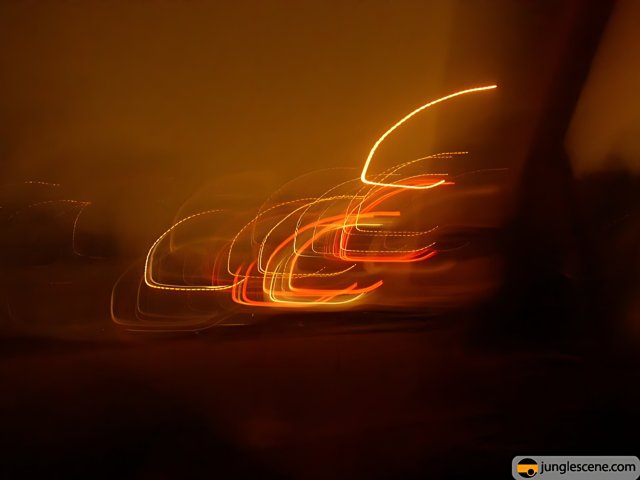Blurred Night Traffic