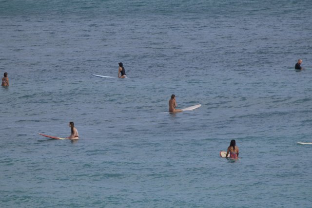 Serene Summer Surf Session in Hawaii