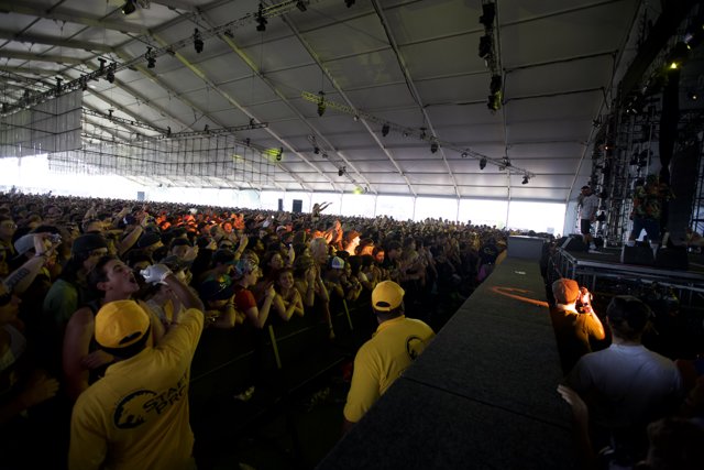 Yellow Shirted Man Rocks the 2011 Coachella Concert