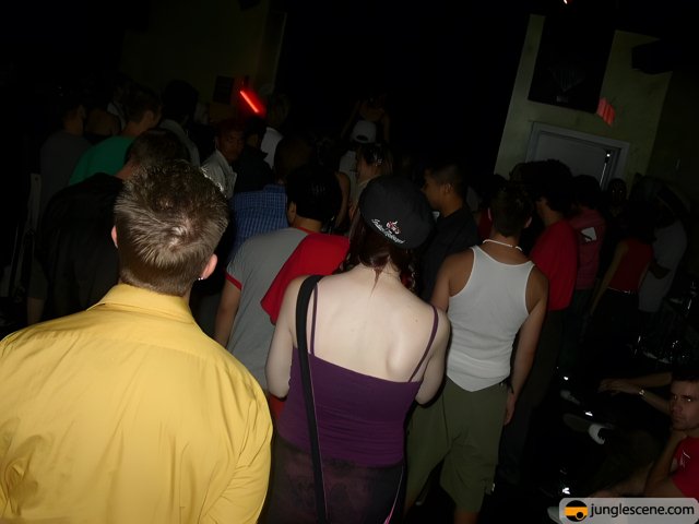 Nightclub Crowd Around Stage