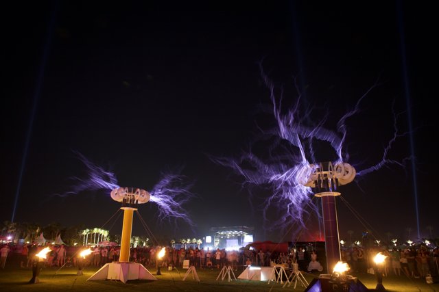 Electric Sky Show at Coachella