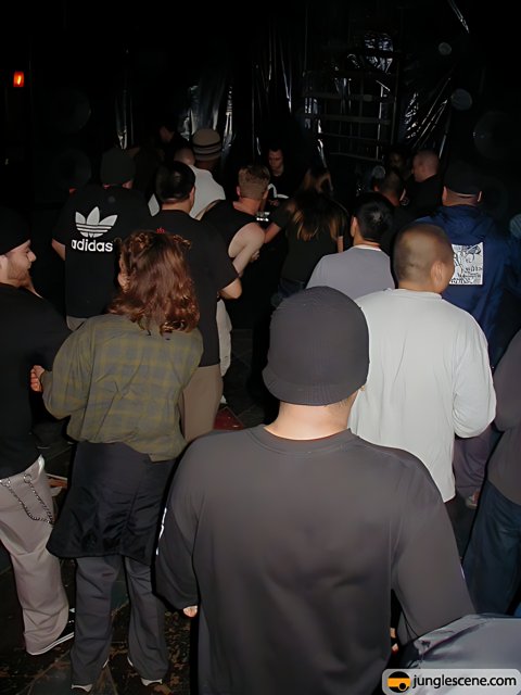Nightclub Crowd on Stage