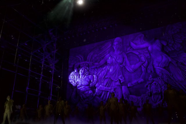 Purple Illumination on the Coachella Stage