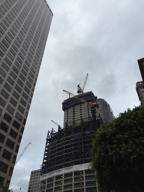 Sky-High Construction in the Heart of LA