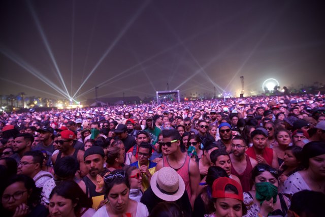 Lights and Crowds at Coachella