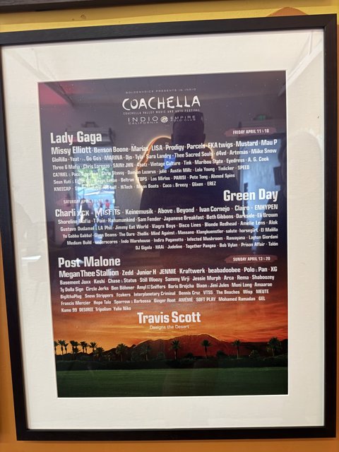 Capturing Coachella: A Poster of Performances