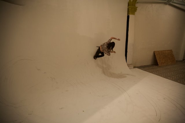 Skateboarder's Studio Stunt