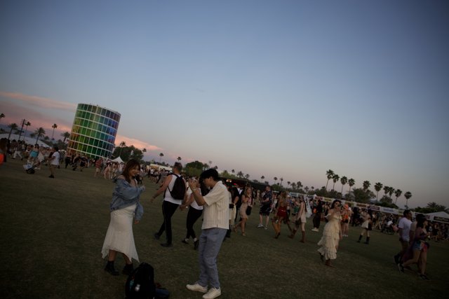 Sunset Revelries: Fashion and Festivities at Coachella 2024