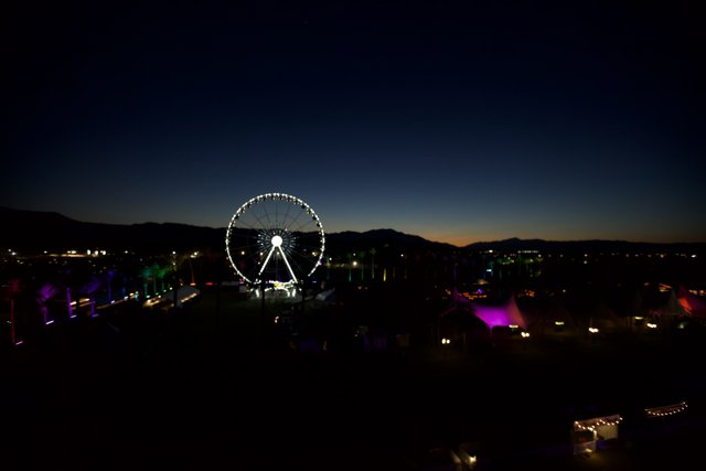 The Vibrant Ferris Wheel at Coachella