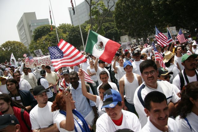Mexican Americans March for Immigration Reform
