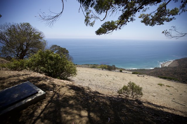 A Scenic View from the Promontory Bench