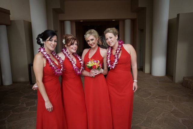 The Red Bridesmaids