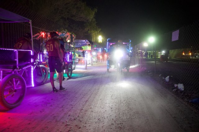 Twilight Pedicab Parade at Coachella 2024