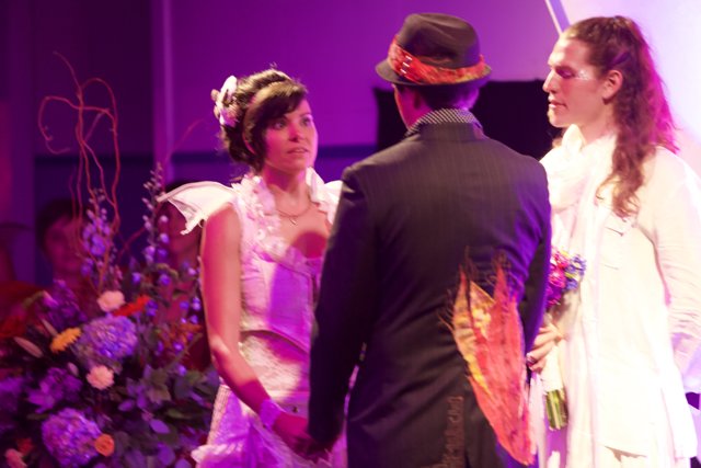 An Elegant Wedding in a Purple Wonderland
