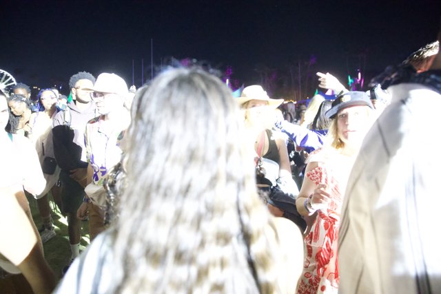 Illuminated Gathering: A Night at Coachella 2024