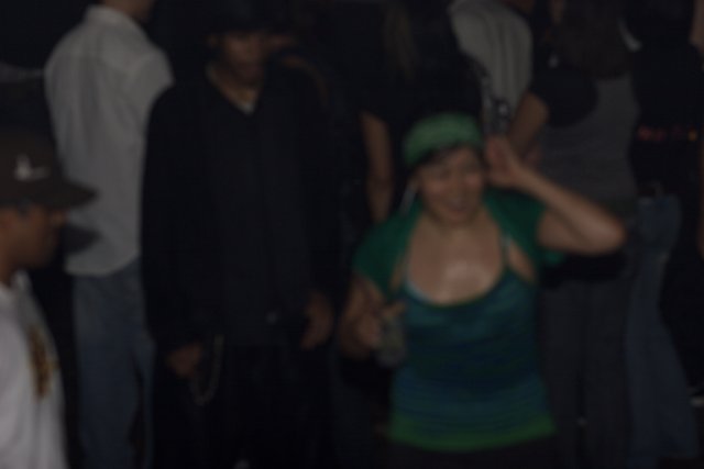 Blurry Nightclub Dancing